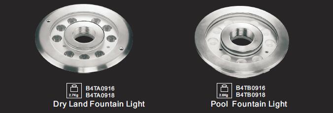 Ugello sommergibile Ring Fountain Light o lampada centrale dello stagno di Ejective LED per la manifestazione di ballo dell'acqua di musica 1