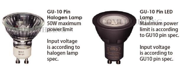 L'alto punto del paesaggio del lume LED accende l'apparecchio d'illuminazione GU10 con la base rotonda 110 - 240VAC 1
