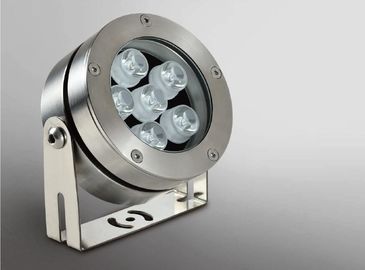 Luce subacquea del punto di acciaio inossidabile LED di 24VDC 9*2W 316L con il sostegno regolabile 18W 1200LM