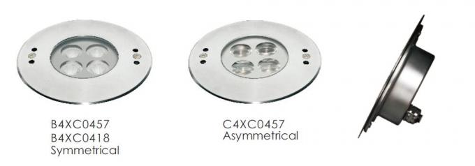 C4XC0457 C4XC0418 4 * una parete di 2 W ha messo lo stagno subacqueo del LED accende 316 che l'alloggio IP68 di acciaio inossidabile impermeabilizza 5