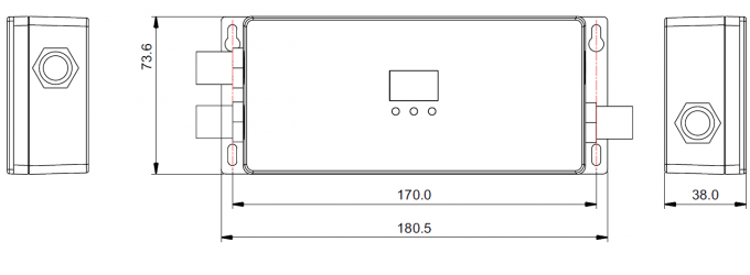 RGBW 4 incanala l'uscita che del decodificatore DMX512 la valutazione all'aperto IP67 impermeabilizza 720W massimo 0
