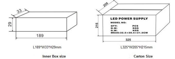 l'alloggio di alluminio di piccola dimensione impermeabile 170~250VAC dell'alimentazione elettrica di 30W IP67 LED ha introdotto 2