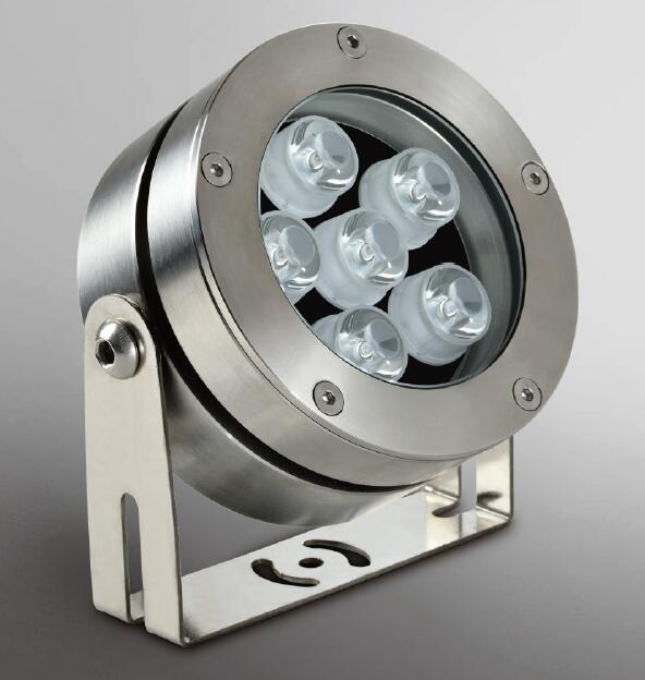SUS subacqueo delle luci della fontana LED di 24VDC 1*2W 316 materiali di acciaio inossidabile 0