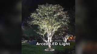 Faretto da incasso a LED ad arco RGB DMX DALI