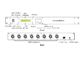 8 canali di uscita DMX512 Artnet - a - sistema di controllo di Ethernet del convertitore di DMX