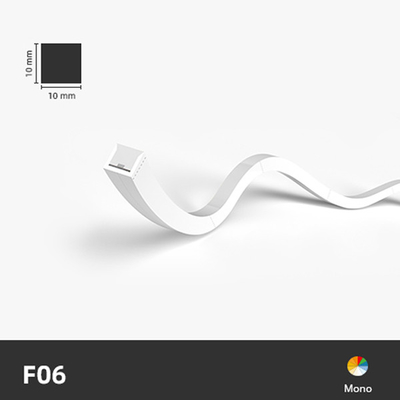 IP68 10x10mm Mini Size LED Neon Flex con design Top View e lunga durata